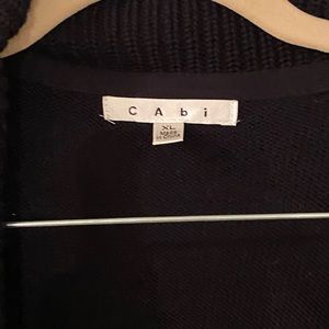 Cabi long black sweater cardigan